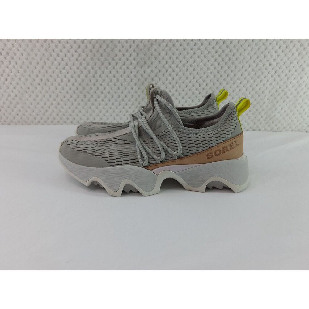 Sorel Women's 7 Gray Kinetic Impact II Lace Sneakers